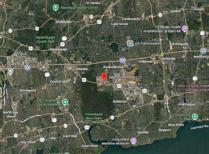 Jabes Automotive service area, Suffolk County